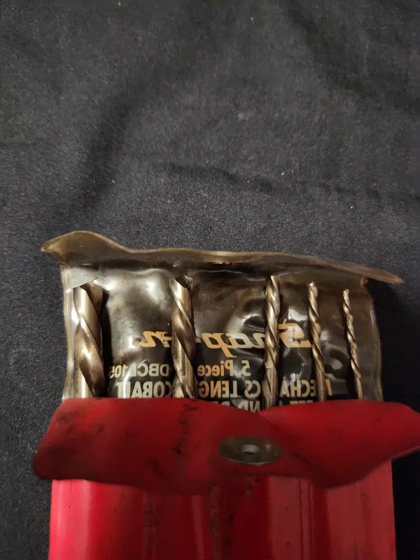 Режущий инструмент Snap-on Left Hand Cobalt Drill Bit Set DBCL105 Mechanics Leng — фото лота 1
