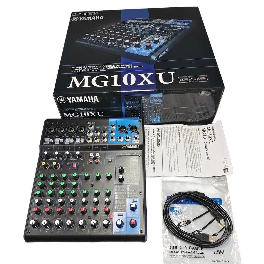 Микшерный пульт YAMAHA MG10XU Analog Mixing Console Audio Interface Mixer Effect