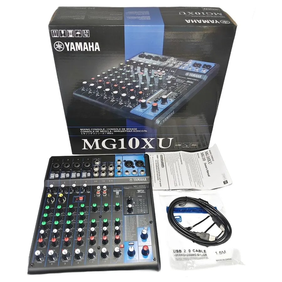 Микшерный пульт YAMAHA MG10XU Analog Mixing Console Audio Interface Mixer Effect — фото лота 2