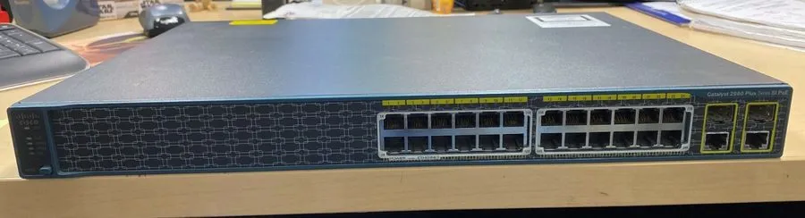 Коммутатор Cisco Catalyst 2960-Plus 24-Port PoE Switch WS-C2960+ -S Sold As Is