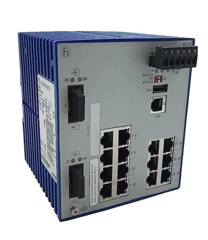 Коммутатор Comutador HIRSHMANN SWITCH RS20-1600S2S2DAEHH06.0.03 — фото лота 1