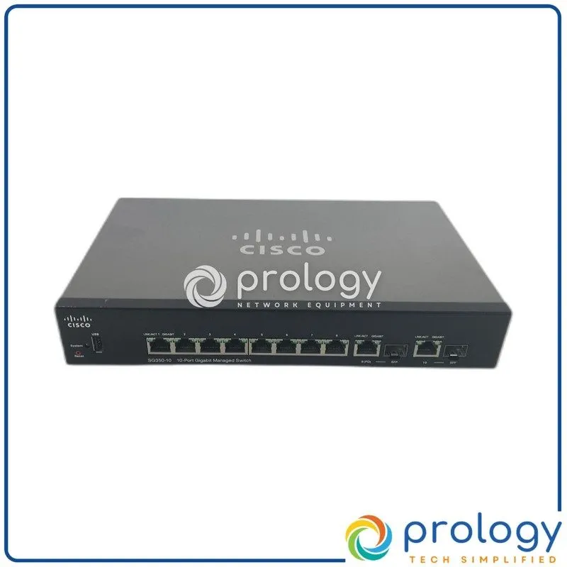 Коммутатор Cisco SG350-10-K9 10 Port Gigabit Managed Switch Fully