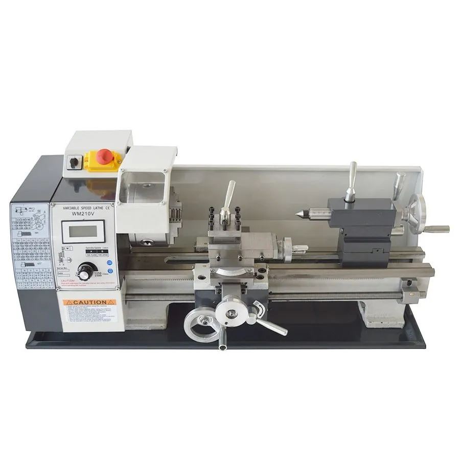 Оборудование ЧПУ Desktop Inch Precision Instrument Metal Bench Lathe 110V 1100W 