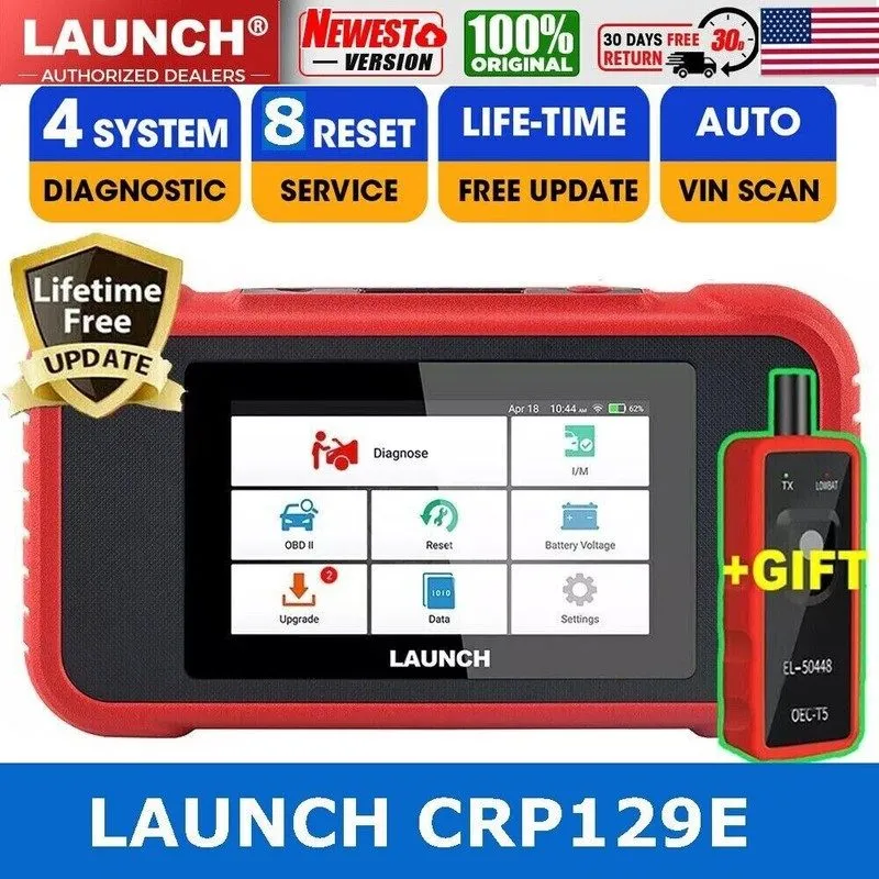 Диагностический сканер LAUNCH X431 CRP123E PLUS Car OBD2 Scanner Code er ALL Sys — фото лота 2