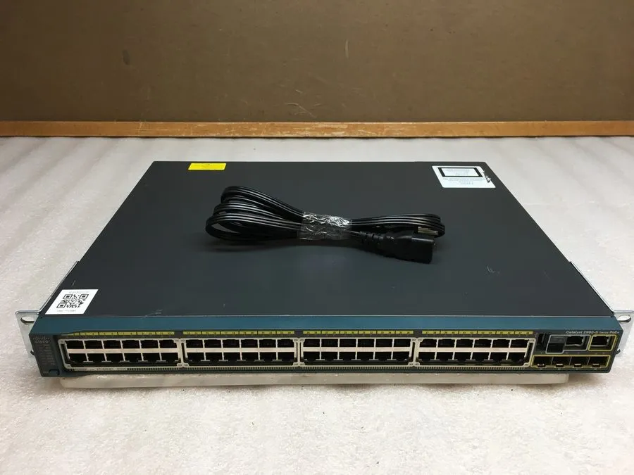 Коммутатор Cisco Catalyst 2960-S 48 port Gigabit Switch PoE+ 370W WS-C2960S-48LP