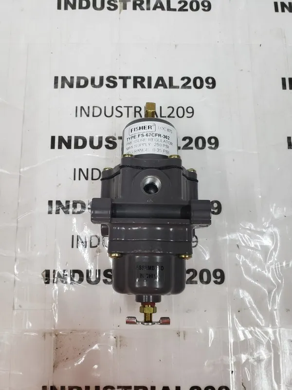Трубопроводная арматура GOOD ! EMERSON FISHER PRESSURE REGULATOR FS-67CFR-362