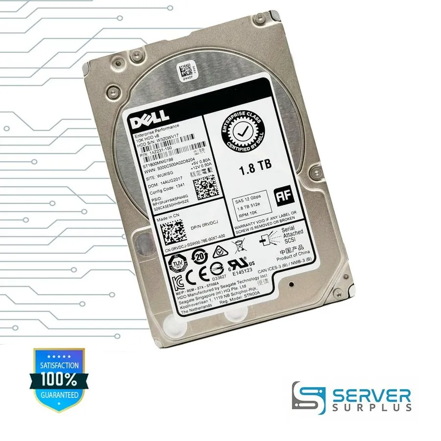Жёсткий диск Seagate Enterprise Performance 10K HDD v8 1.8TB SAS 2.5" HDD ST1800