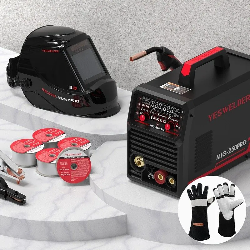 Диагностический сканер 250A 6-in-1 MIG/TIG/Stick Welder 220V Digital Spool Gun+H