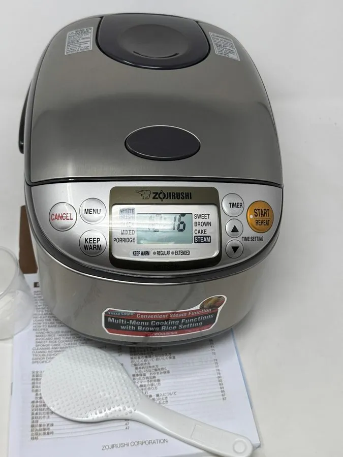 Рисоварка NS-TSC10 5-1/2-Cup (Uncooked) Micom Rice Cooker and Warmer, 1.0-Liter