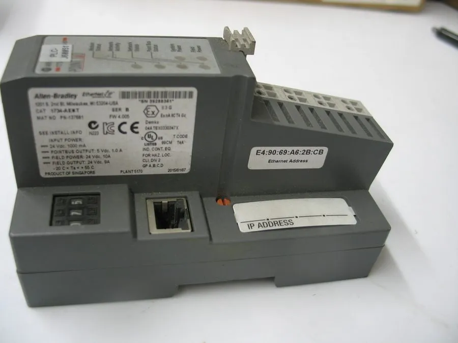 Модуль ввода-вывода Allen-Bradley 1734-AENT / C POINT I/O Ethernet Network Adapt