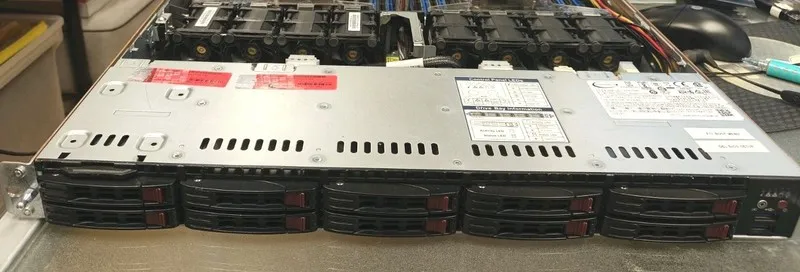 Сервер Supermicro SYS-1029U-TR4T 2x XEON Gold 6140 LGA3647 10x 2.5 SLEDS RAM/SSD — фото лота 1