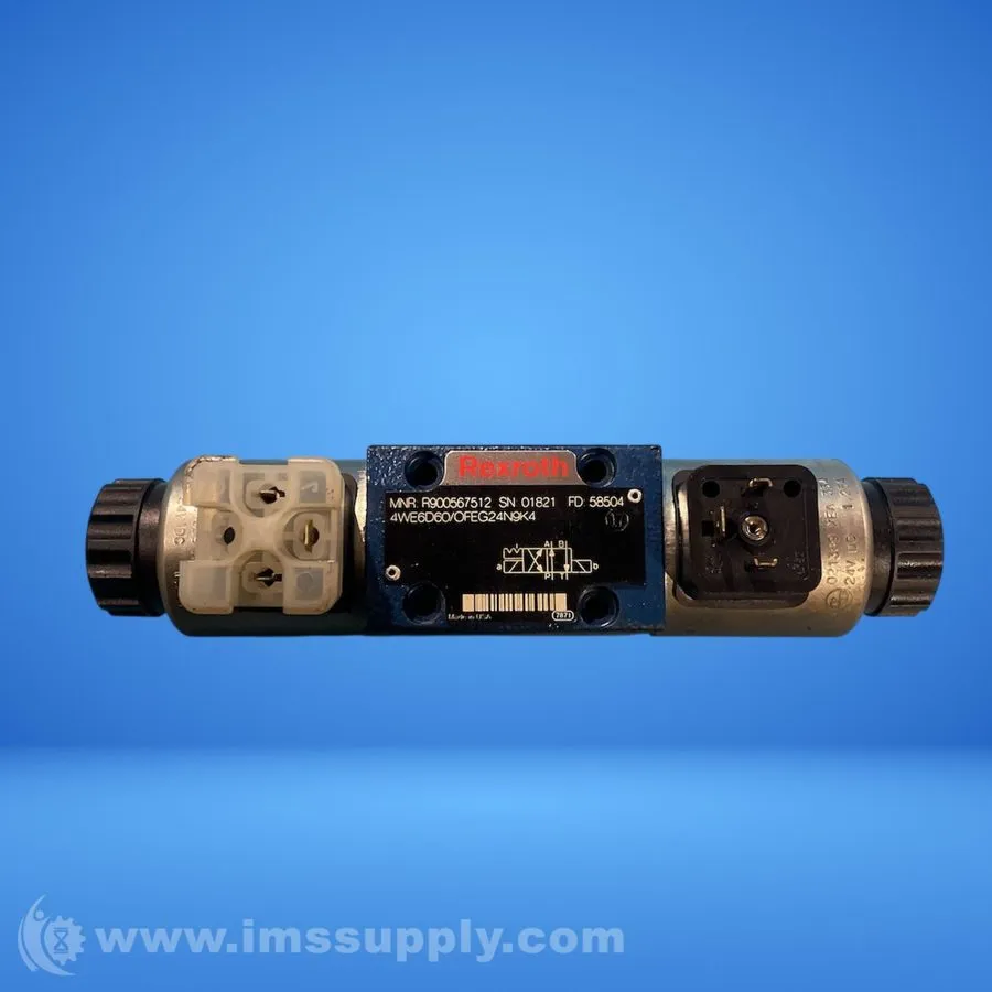 Пневмораспределитель Rexroth 4WE6D62/OFEG24N9K4 R900567512 Hydraulic Directional