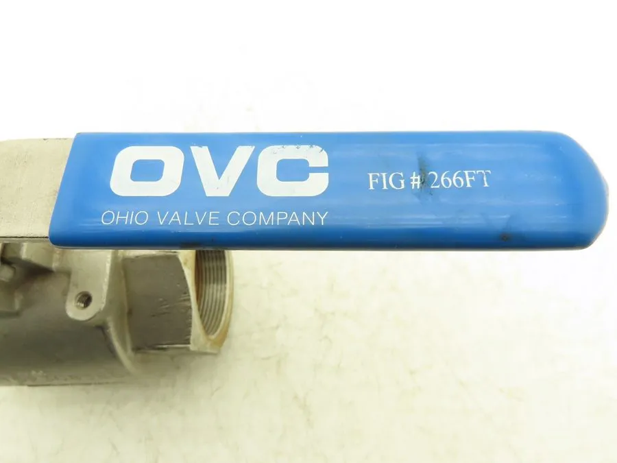 Клапан Ohio Valve Company 266FT 2" Stainless Steel Ball Valve 1500WOG Locking