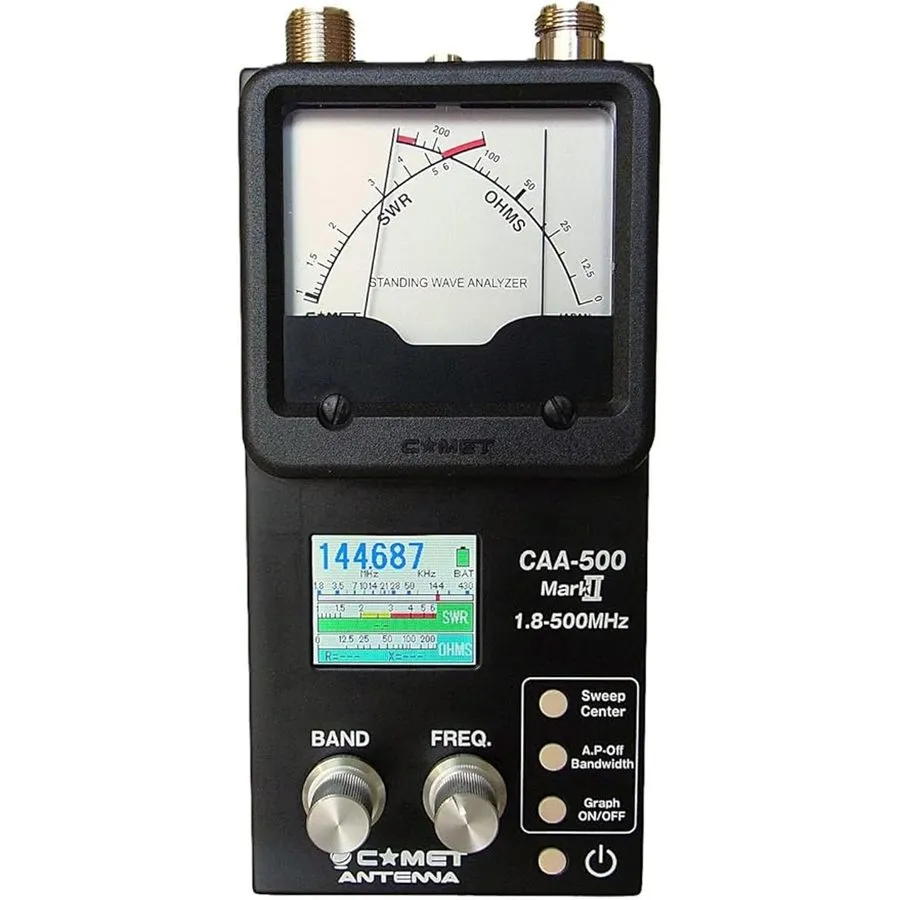Измерительный инструмент COMET CAA-500 Mark II 1.8-500 MHZ Graphic and Analog An — фото лота 1