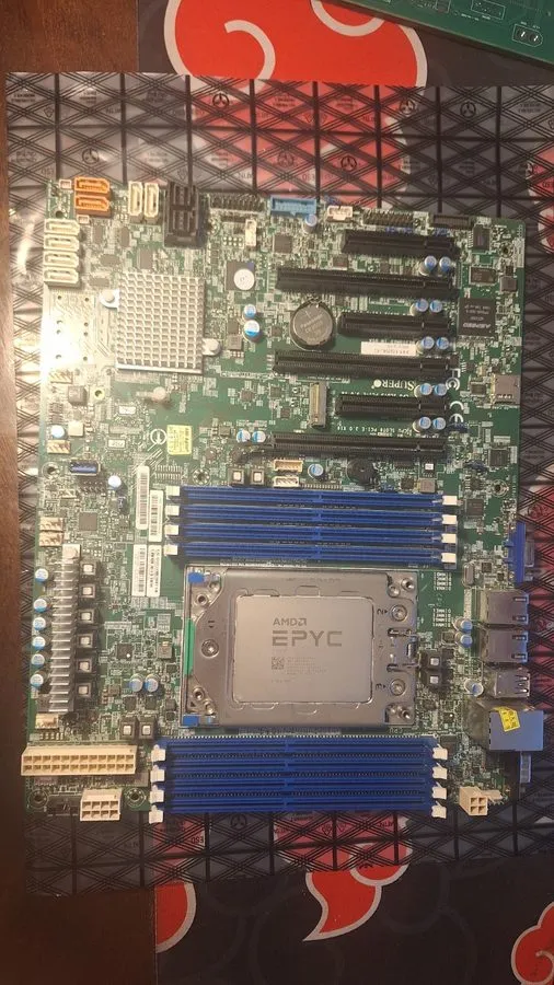 Процессор Supermicro h11ssl-c interface sp3 version REV 2.0. Support epyc7001/70