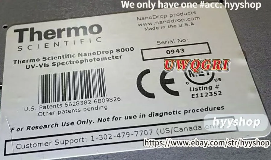 Спектрофотометр Thermo Fisher NanoDrop 8000 Microvolume Spectrophotometer