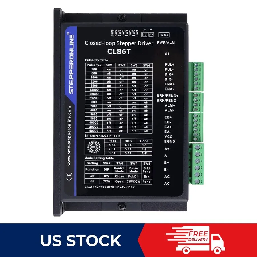 Редуктор Nema34 Closed Loop Stepper Motor Servo Driver 0~8.2A 24~80VDC