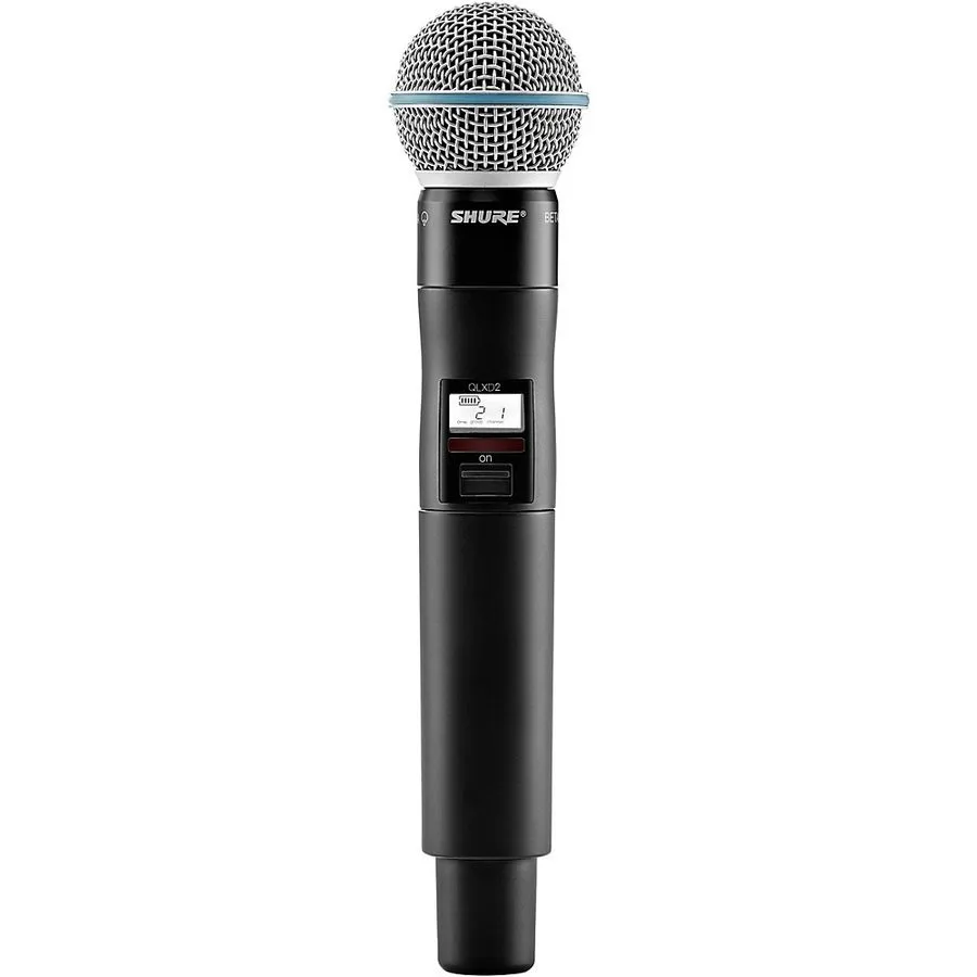 Радиосистема Shure QLXD2/BETA58A Wireless Handheld Microphone Transmitter V50 Ba — фото лота 1