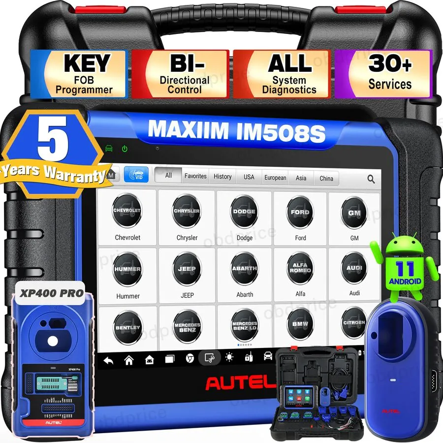 Диагностический сканер Autel MaxiIM IM508S +XP400 PRO IMMO KEY PR0GRAMMING Tool