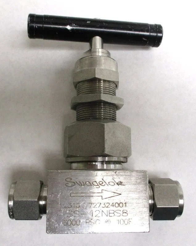 Клапан Swagelok SS-12NBS8 SS Severe Service Union Bonnet Needle Valve, 2.1 — фото лота 1