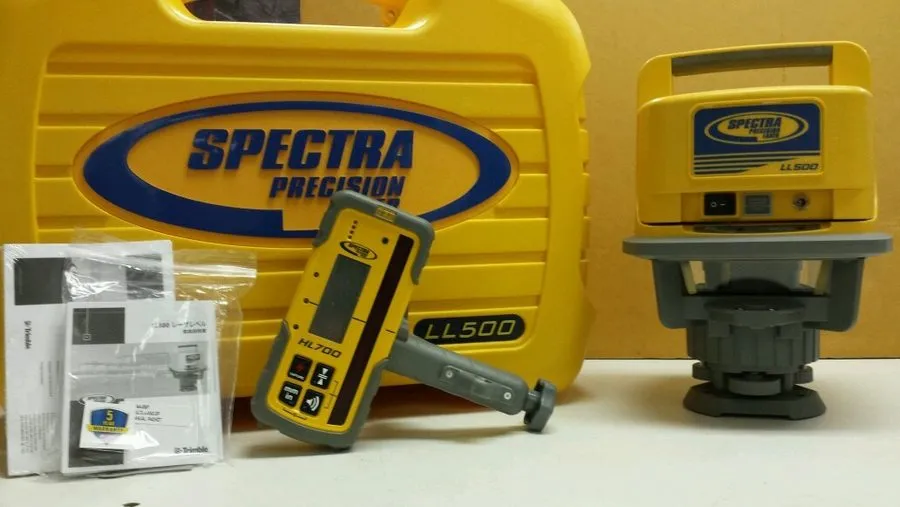 Нивелир Trimble Spectra Precision LL500 Level W/HL700 LASEROMETER DETECTOR — фото лота 1