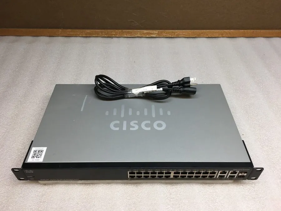 Коммутатор Cisco SF300-24P 24-Port 10/100 PoE Managed Ethernet Switch