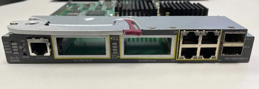 Коммутатор Cisco Ws-Cbs3120X-S Blade Switch + 2 Cvr-X2-Sfp10G Modules V02
