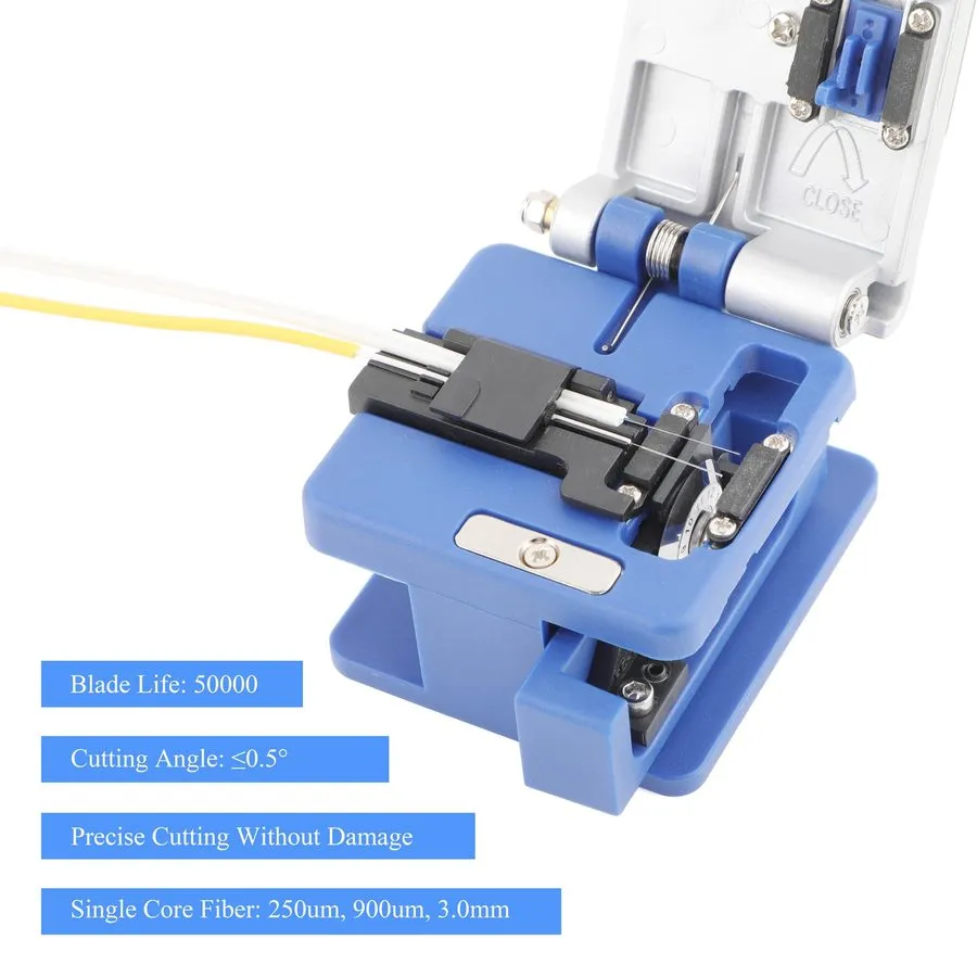 Скалыватель High Precision Fiber Optic Cleaver Tool Kit FTTT для 0.25/0.9/3.0mm  — фото лота 1