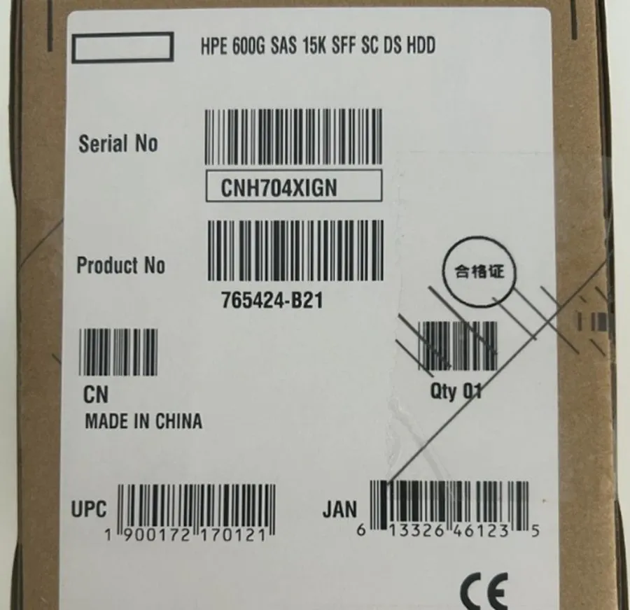 Жёсткий диск HP 765867-001 765424-B21 600GB 3.5"SAS 12G 15K SC ENTERPRISE Hard D
