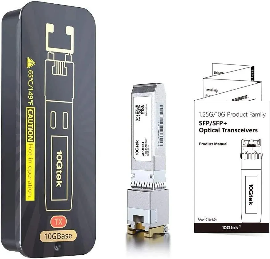Трансивер Cisco SFP-10G-T-X SFP+ 10GBASE-T Copper RJ45 Transceiver 30m w/ Hologr