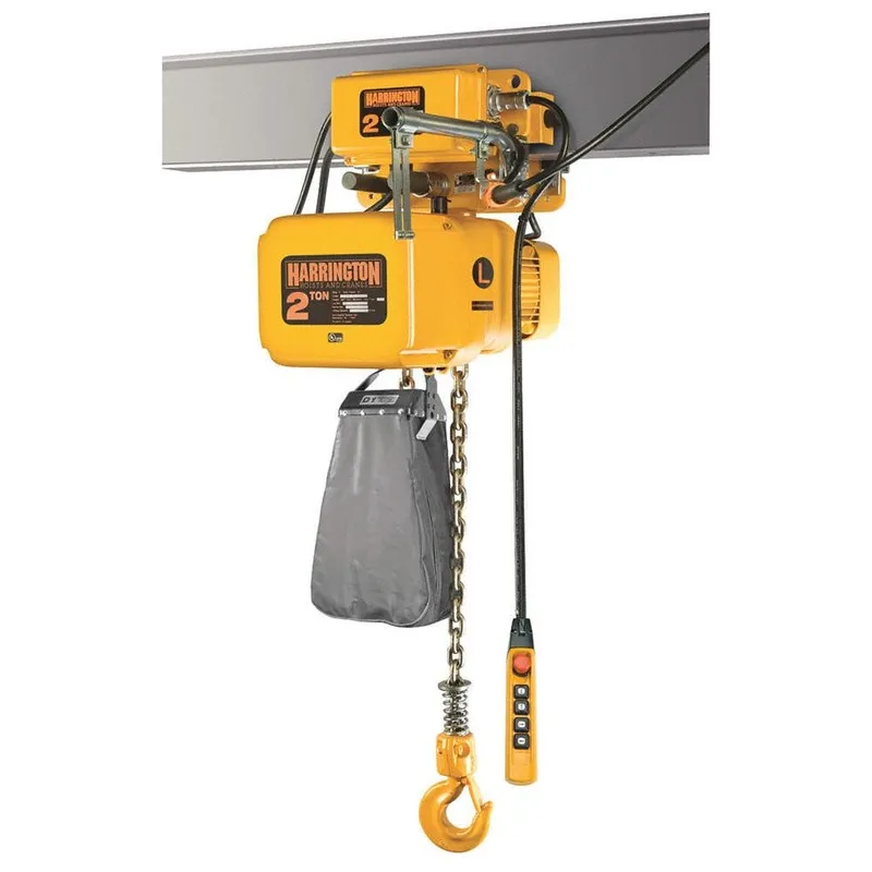 Таль HARRINGTON 2 TON ELECTRIC CHAIN HOIST, NERM020L-L-20, MOTORIZED TROLLEY