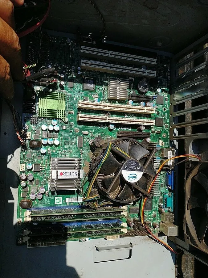 Материнская плата SuperMicro X7SBE Rev:1.1 industrial motherboard