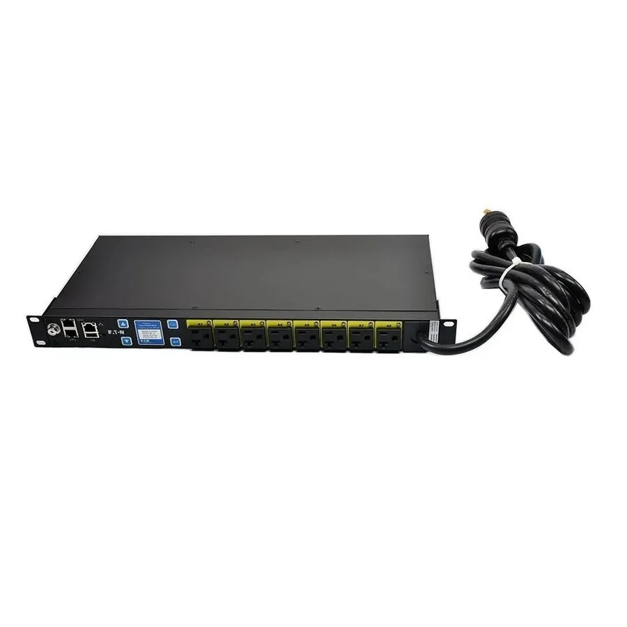 Блок розеток PDU Eaton EMAT09-10 Managed rack PDU, 1U, 5-20P, L5-20P input, 1.44
