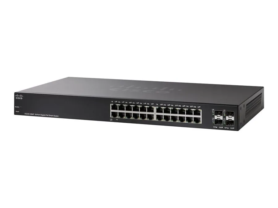 Коммутатор Cisco SG220-28MP-K9-NA Switch