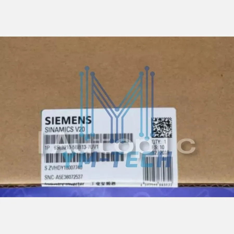Частотный преобразователь SIEMENS SINAMICS V20 6SL3210-5BB13-7UV1 Variable Frequ