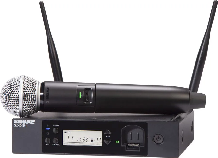 Видеооборудование Shure GLX-D+24R/SM58-Z3 Rack Mount Wireless System w/SM58