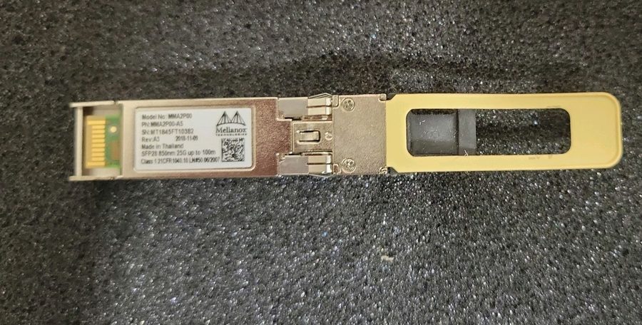 Трансивер MMA2P00-AS Mellanox Compatible 25G SFP28 SR 850nm 100m LC Transceiver — фото лота 1