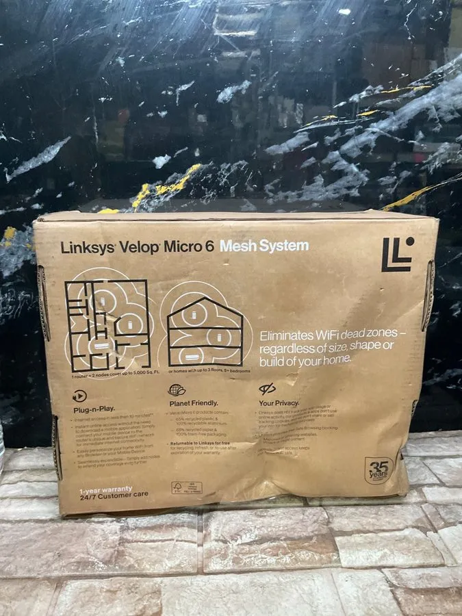 Маршрутизатор Linksys Velop AX3000 Dual Band Micro Mesh System (3-pack) LN110112