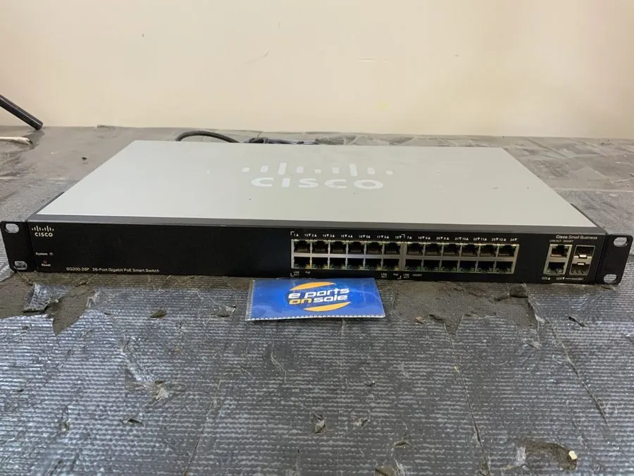 Коммутатор Cisco SG200-26P 26-Port Gigabit PoE Smart Switch 100W Budget