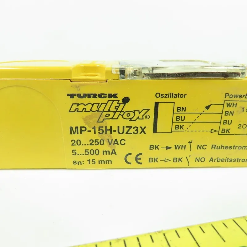 Датчик приближения TURCK MP-15H-UZ3X INDUCTIVE PROXIMITY SENSOR_TURCK