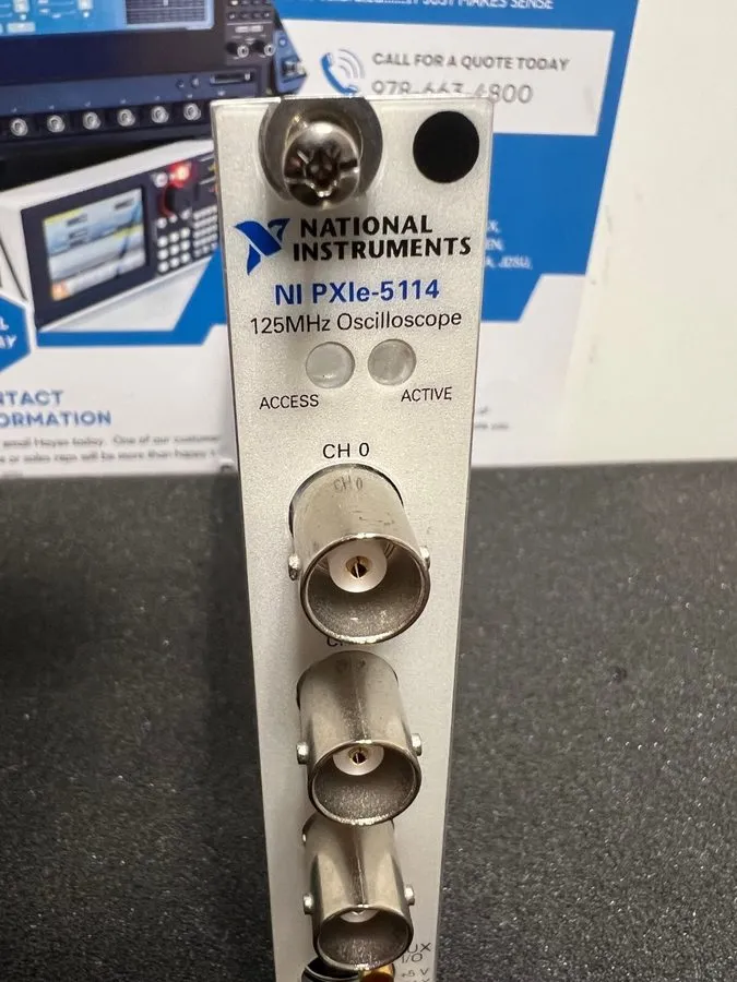 Осциллограф National Instruments PXIe-5114 2 Channel 125MHz Oscilloscope Module,
