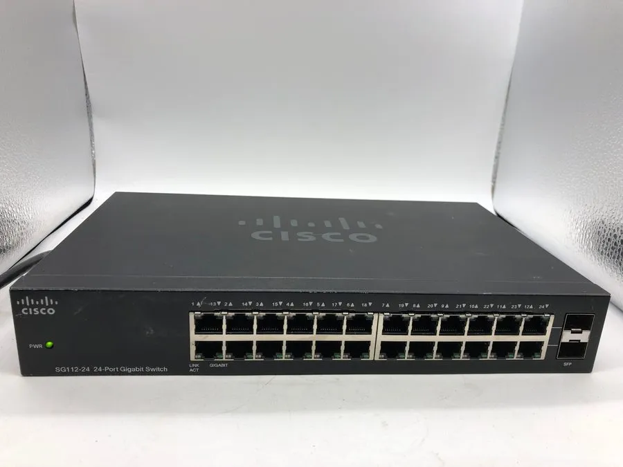 Коммутатор Cisco Compact 24-Port Gigabit Unmanaged Network Switch SG112-24