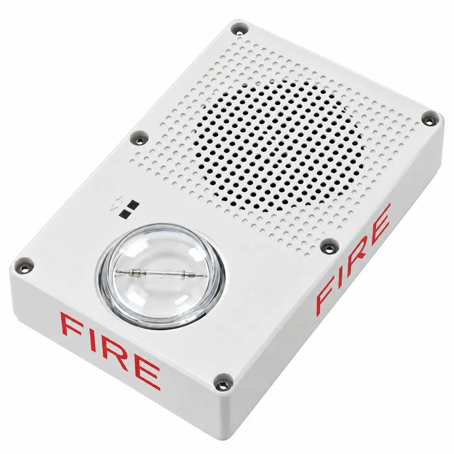 Акустическая система EST Edwards WG4WF-SVMC Fire Alarm Outdoor Speaker Strobe Wh — фото лота 1