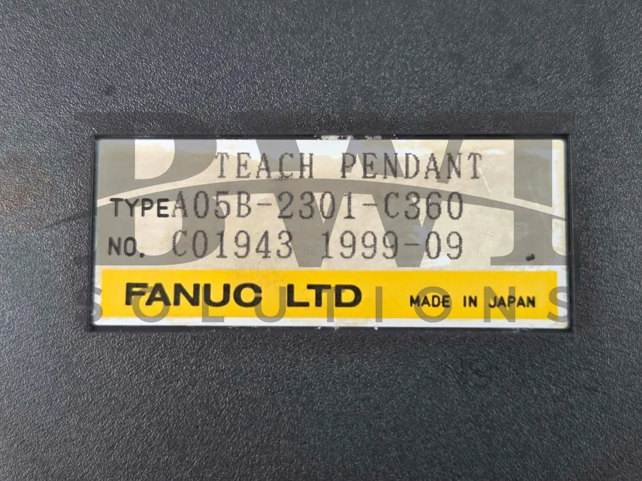 Робот Fanuc A05B-2301-C360 Handheld Robot Teach Pendant Spot Welding
