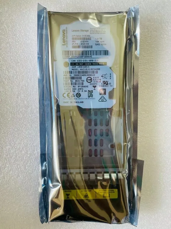 Жёсткий диск Lenovo Storage 01DC402 01DC406 01DC404 1.8TB 10K SAS 12G HDD Hard D