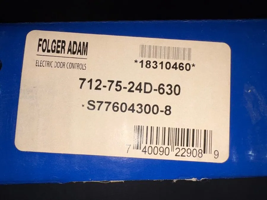 Оборудование видеонаблюдения Folger Adam Electric Strike Part # 712-75-24D-630