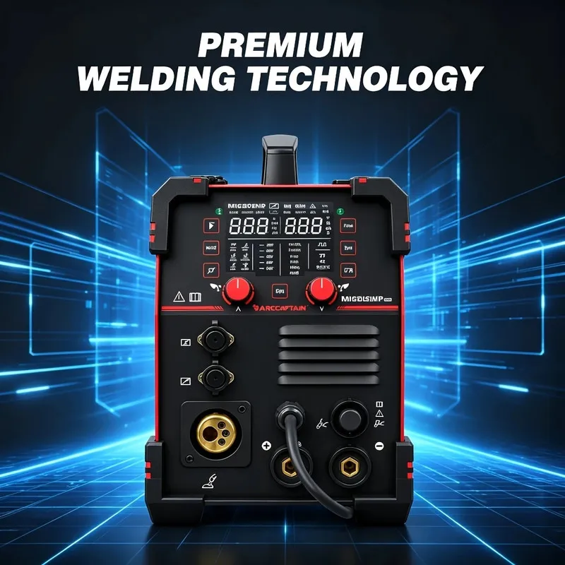 Сварочная маска MIG205MP MIG Welder 9 IN 1 Plasma Cutter/MIG/TIG & Large Viewing