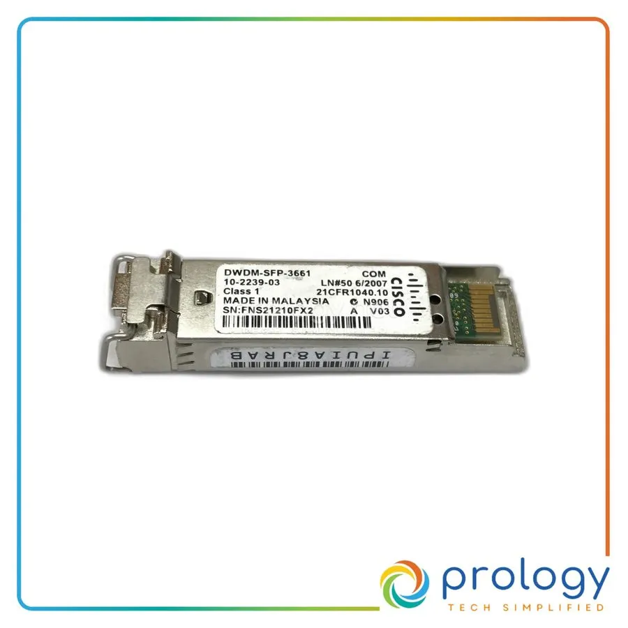 Трансивер Cisco DWDM-SFP-3661 1GB BASE-DWDM 1536.61nm SMF LC SFP Transceiver Ful