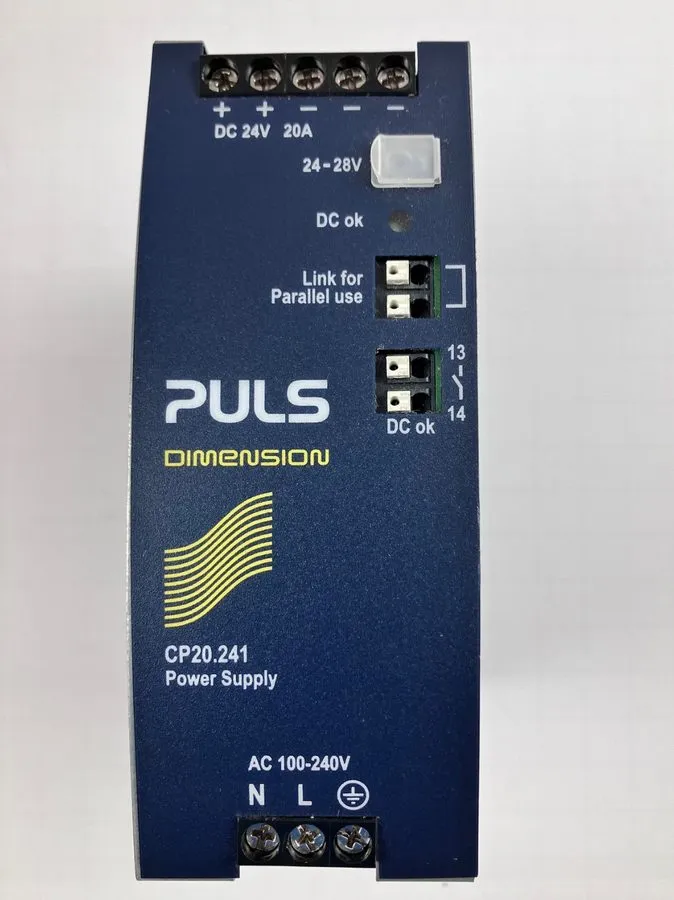 Блок питания PULS CP20.241 AC-DC Power Supply 480W 24 to 28VDC DIN Rail