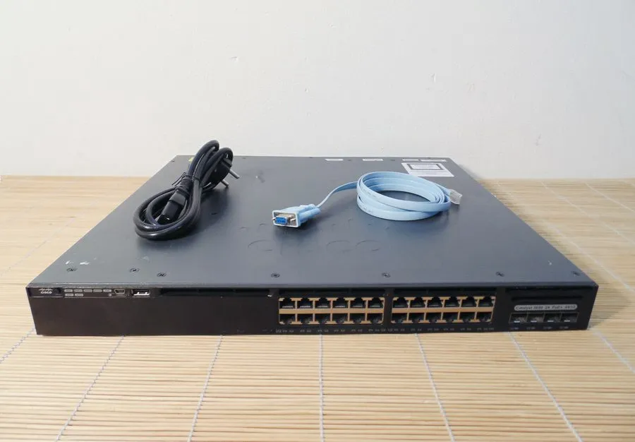 Коммутатор Cisco WS-C3650-24PS-L 24 10/100/1000 Ethernet PoE+ 4x1G Uplink 1xPSU 